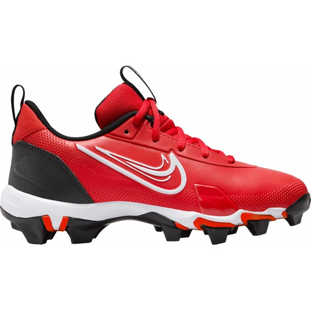 Nike Kids' Force Zoom Trout 9 Keystone RM Baseball Cleats, Size 11 - Red & White